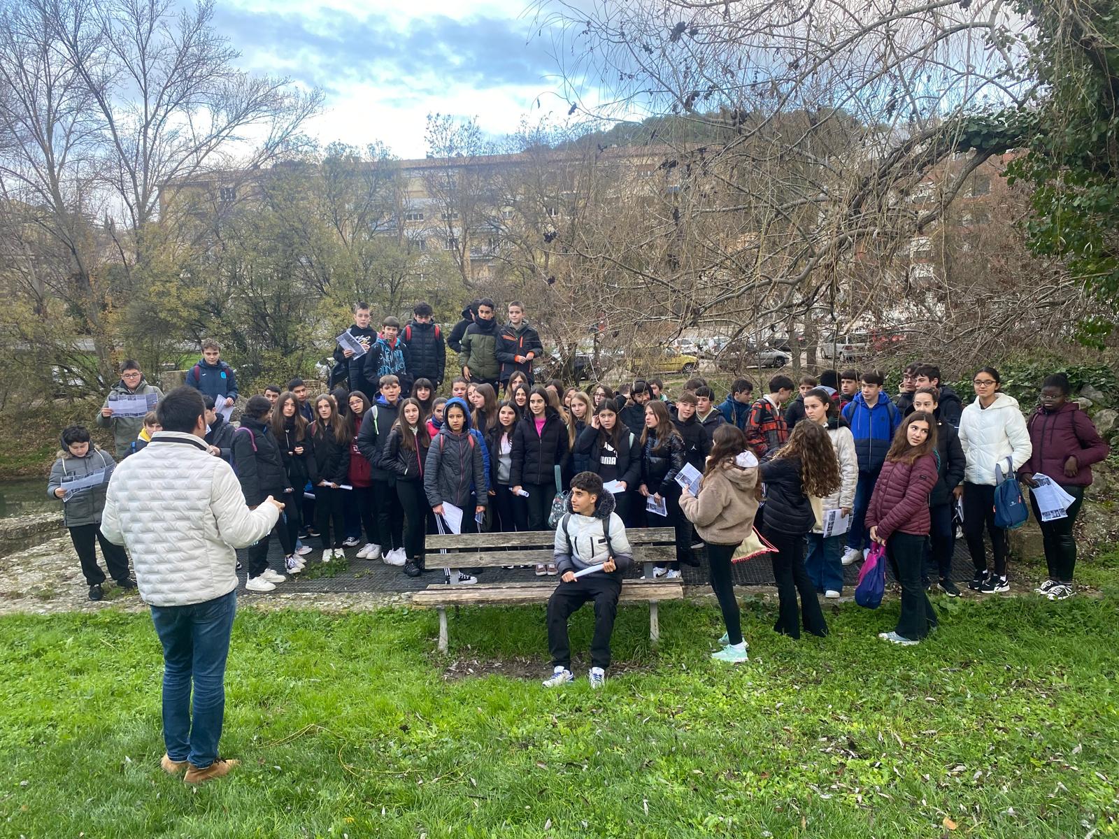 Estella e Iranzu con los de 2º